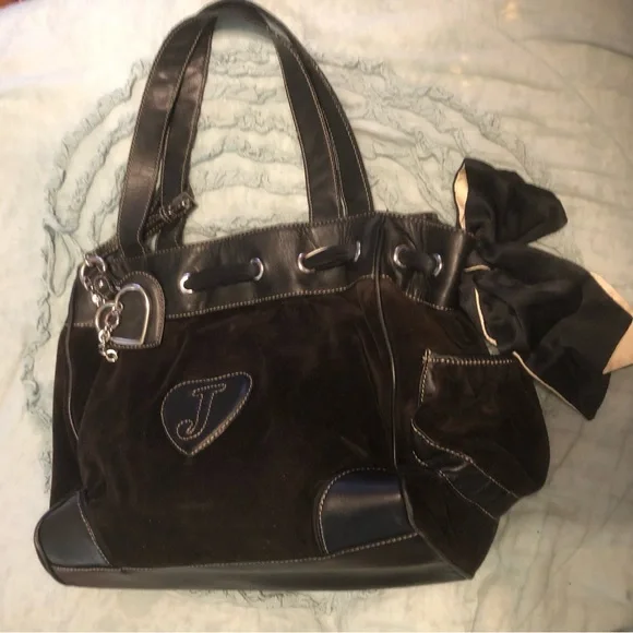 Juicy Couture Black Satchel Bag - Picture 3 of 16